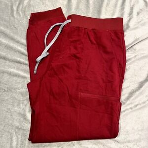 Fabletics maroon Jogger Pants Women's XL Feel Good Performance Activewear